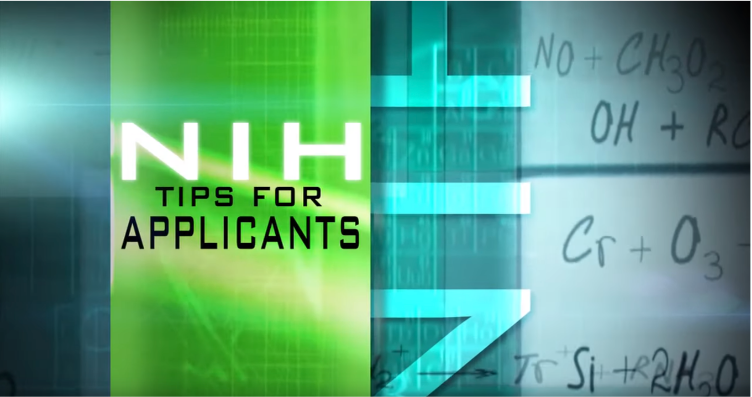 NIH Tips for Applicants